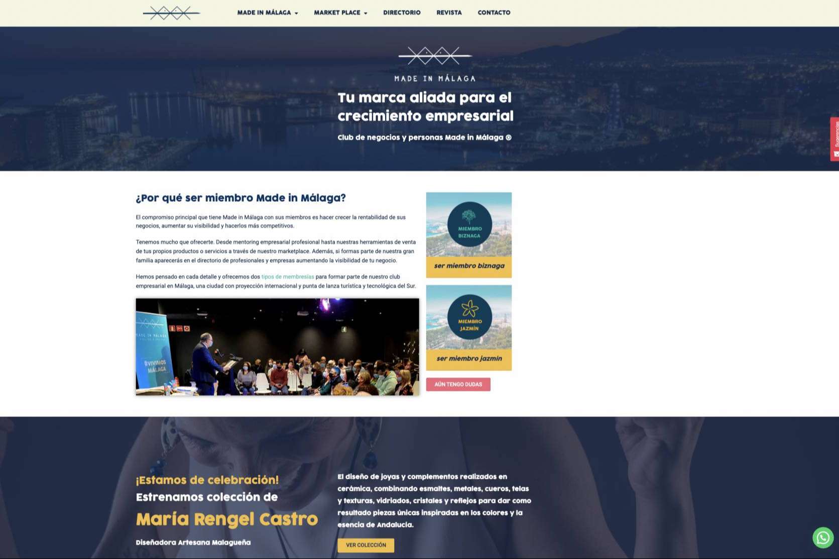 El marketplace de Made in Málaga es un espacio para creadores, diseñadores y artesanos