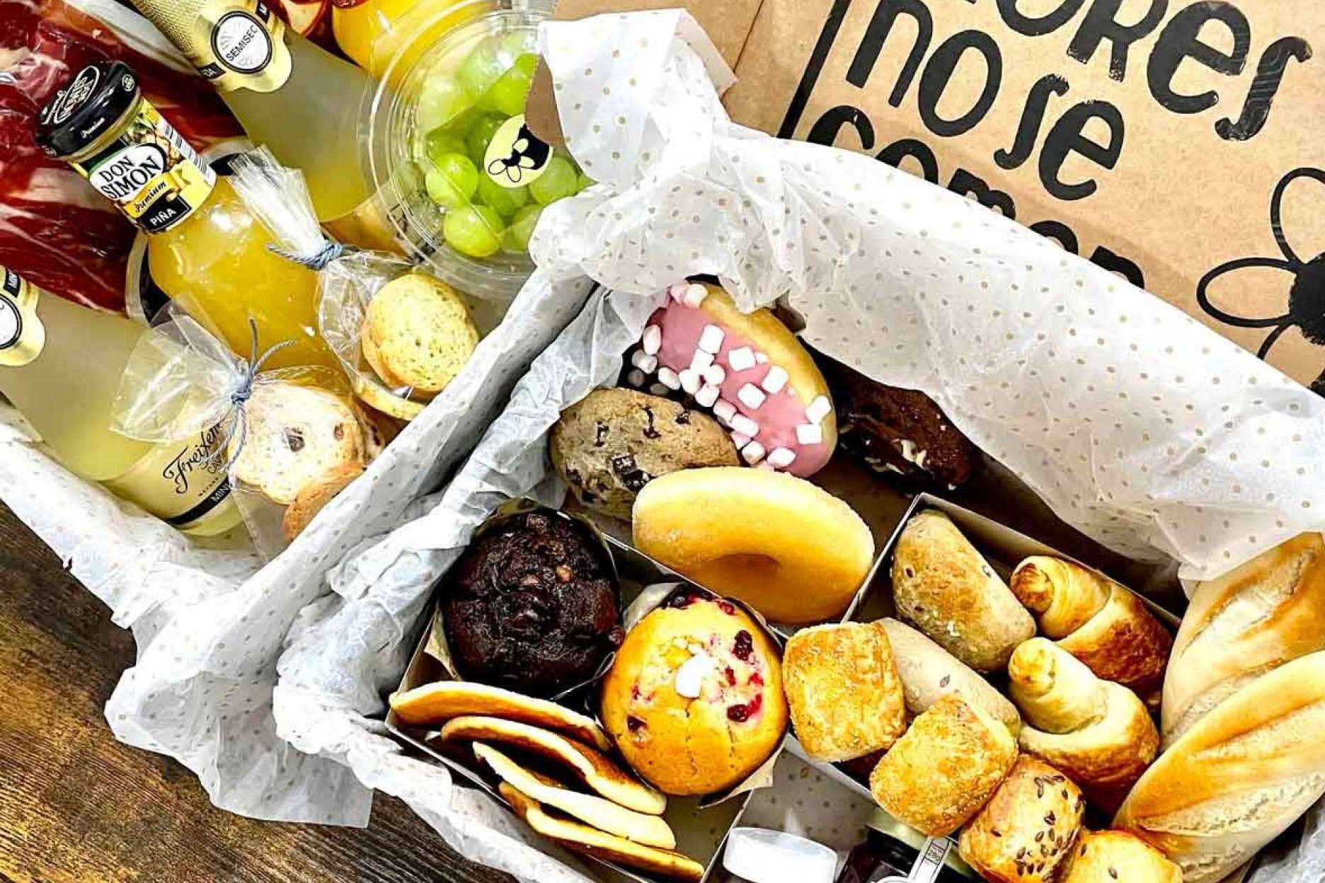 El brunch para parejas a domicilio de Las Flores No Se Comen