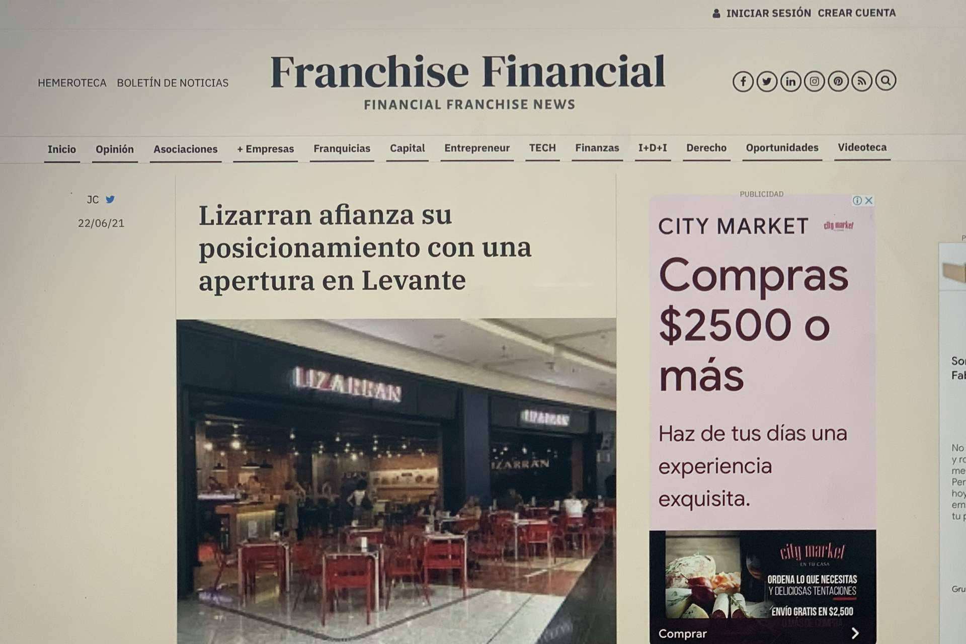 El primer diario digital financiero sobre franquicias y expansión de negocios es Franchise Financial
