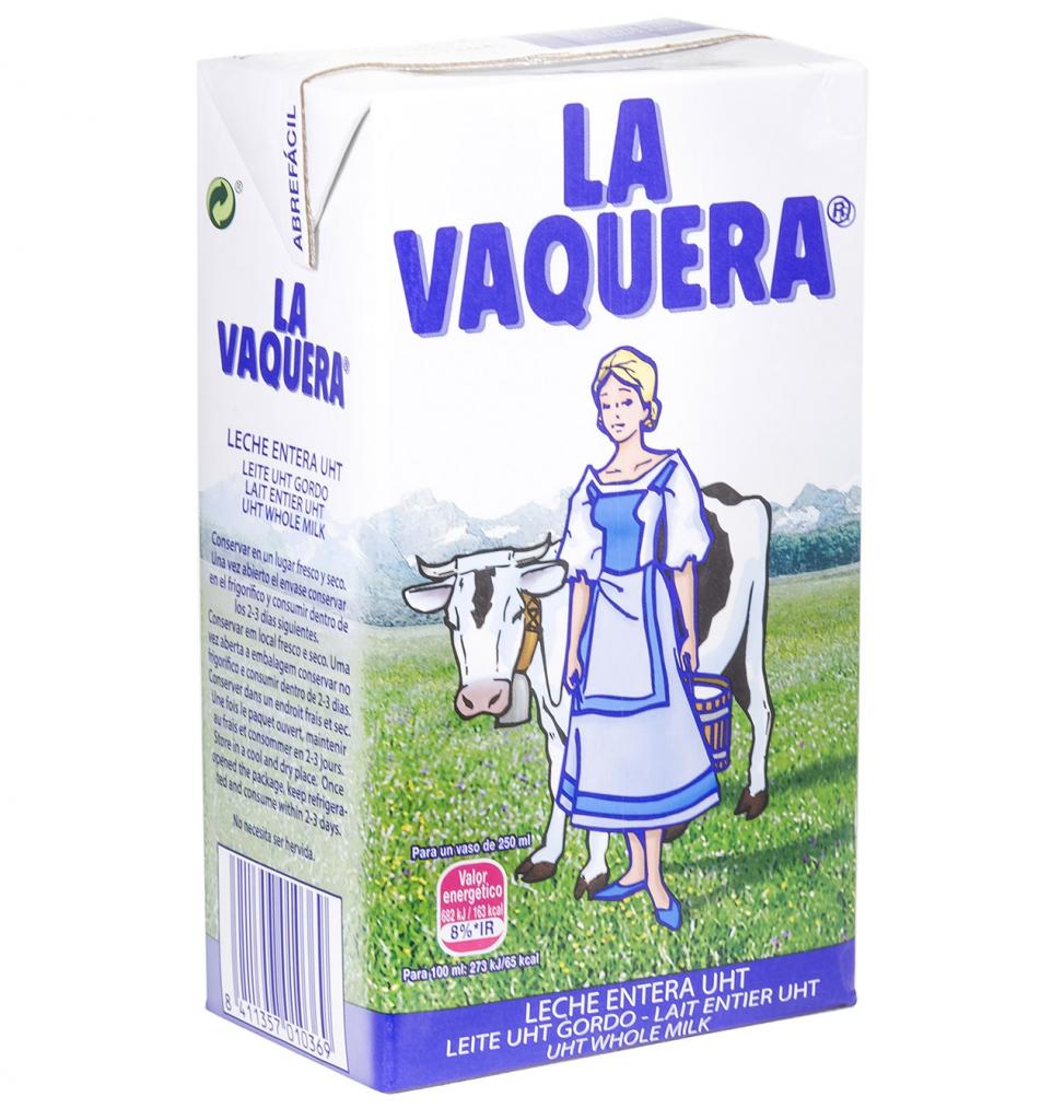 la vaquera, leche