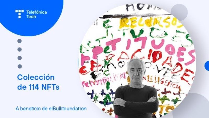 Telefónica crea una colección de NFTs realizados por Ferran Adrià