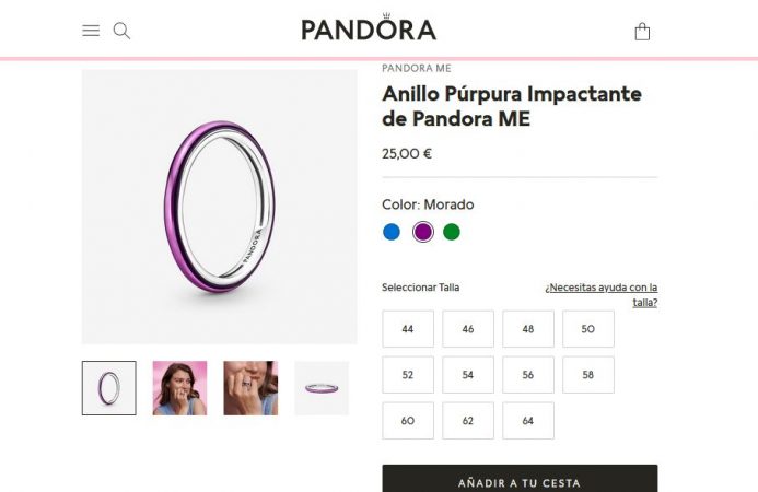 Anillo Púrpura Impactante