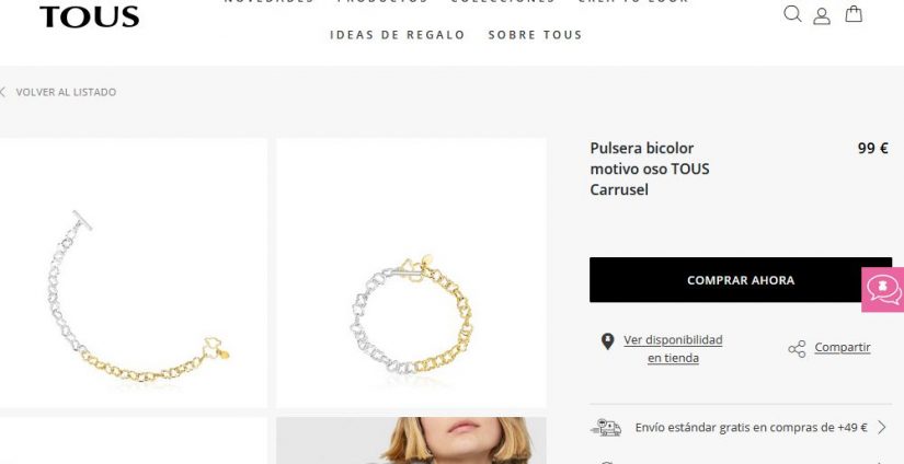 Pulsera bicolor- Tous