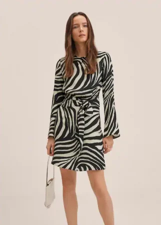 Vestido animal print