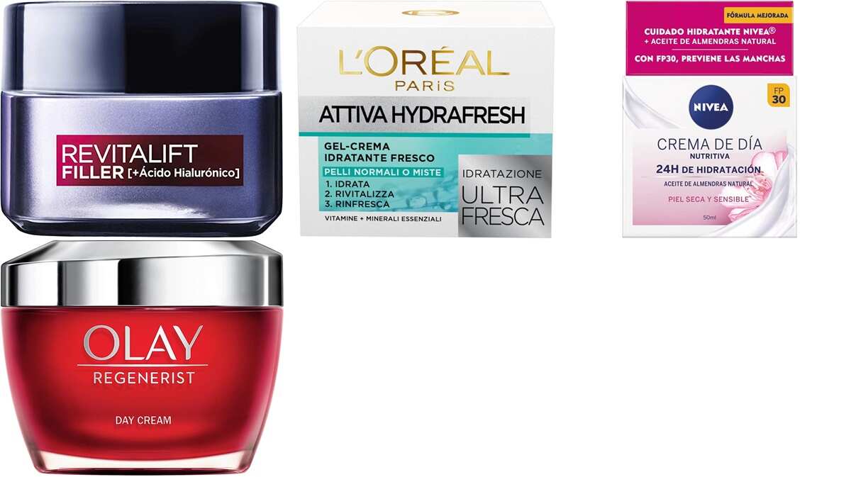 L’Oreal, Nivea y más: las mejores ofertas en cremas de día y noche de Amazon