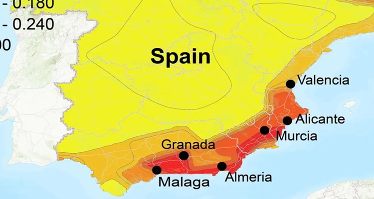 España hito histórcio terremotos España