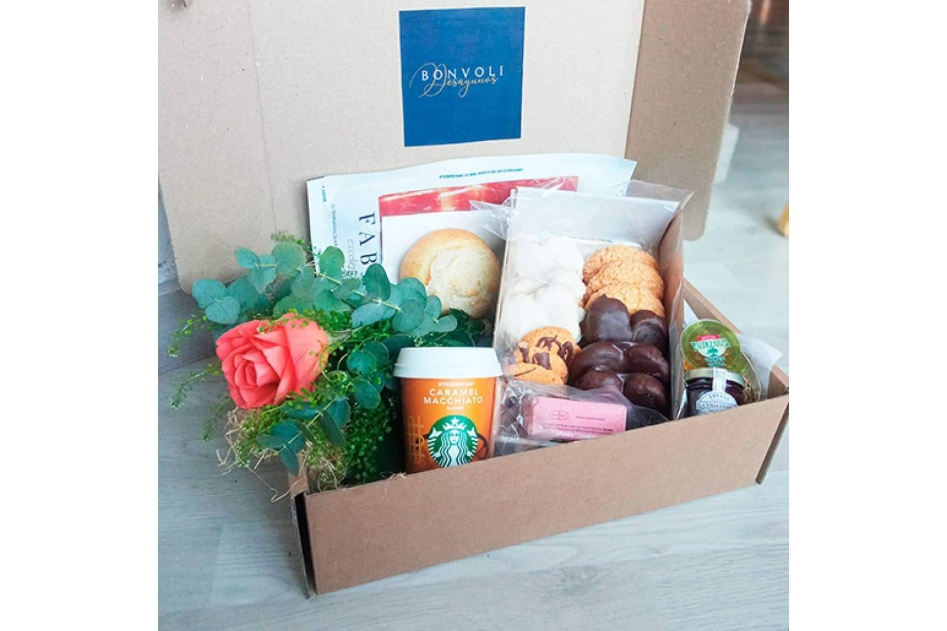 Bonvoli ofrece cajas de desayunos a domicilio