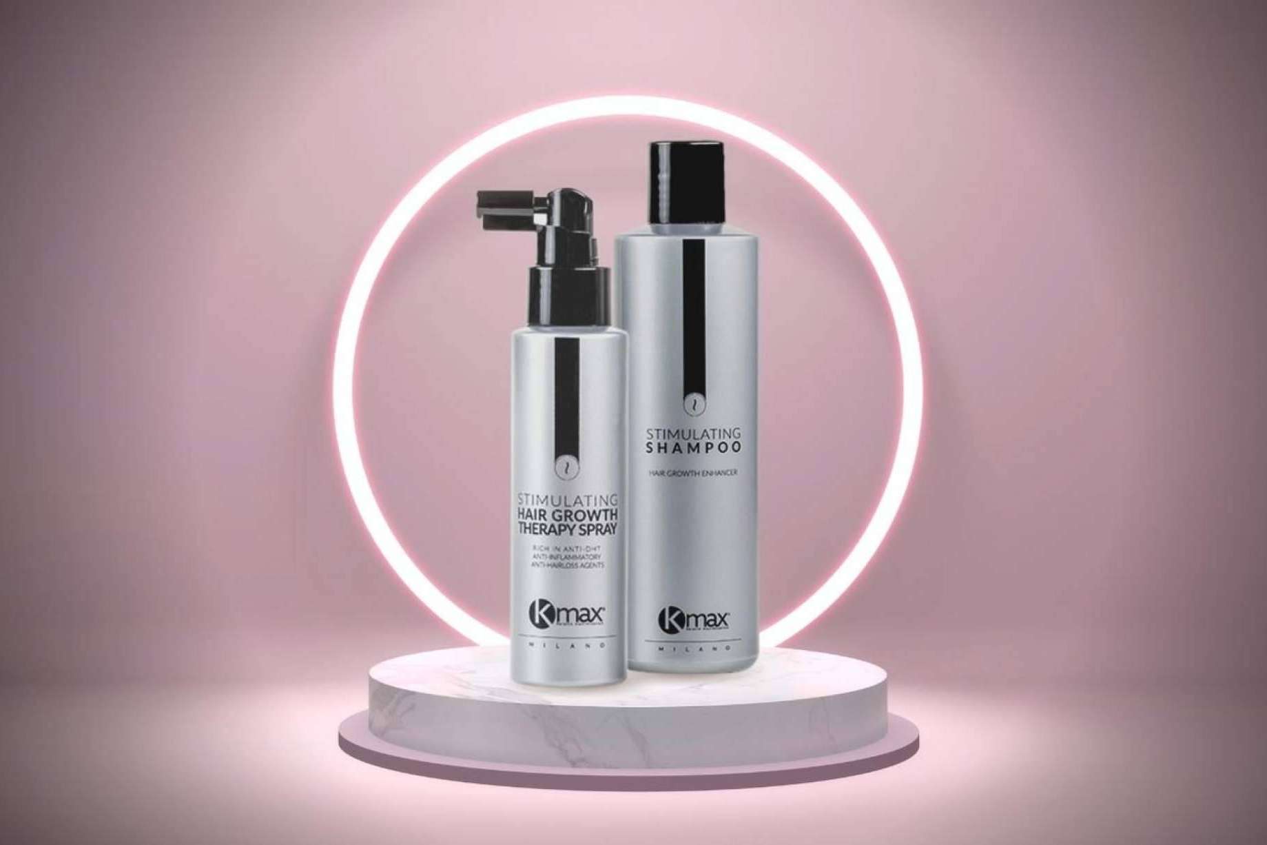 KMax ofrece un tratamiento anticaída del cabello