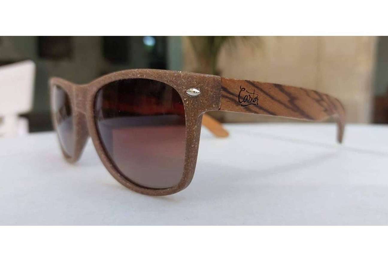 Castor Sunglasses dispone de Way Coffee, las gafas hechas de café natural y lino