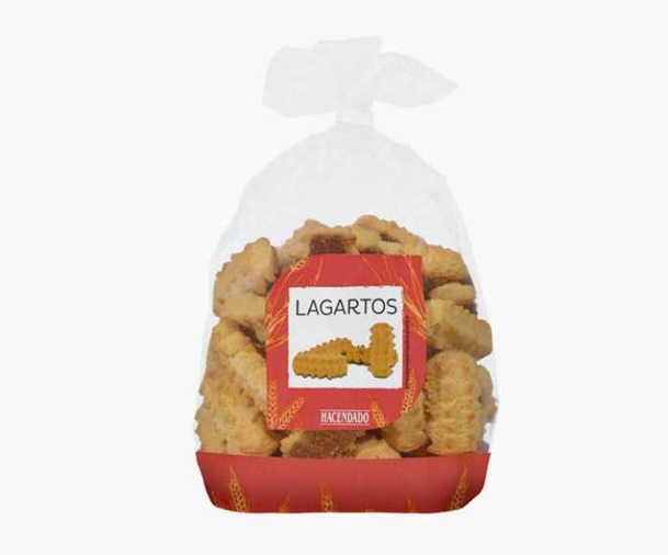 Lagartos Mercadona Hacendado pastas
