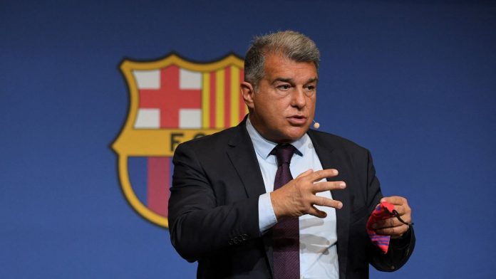 Joan Laporta, presidente del Barça