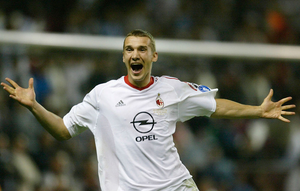 Shevchenko: la Champions que Ucrania ganó en Old Trafford con Opel como testigo