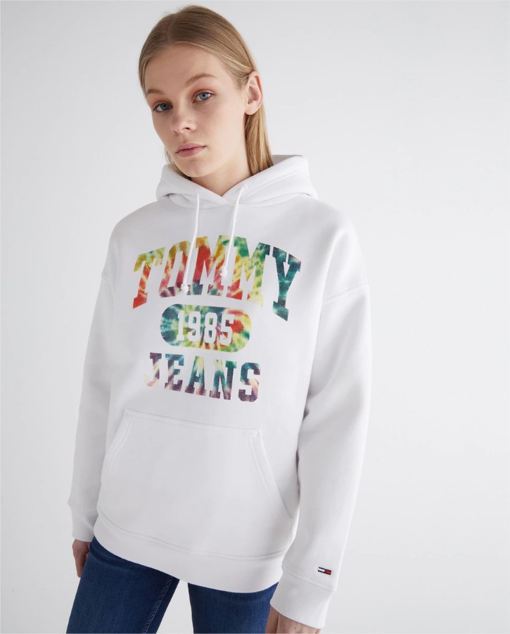 sudadera oversized tommy jeans el corte ingles