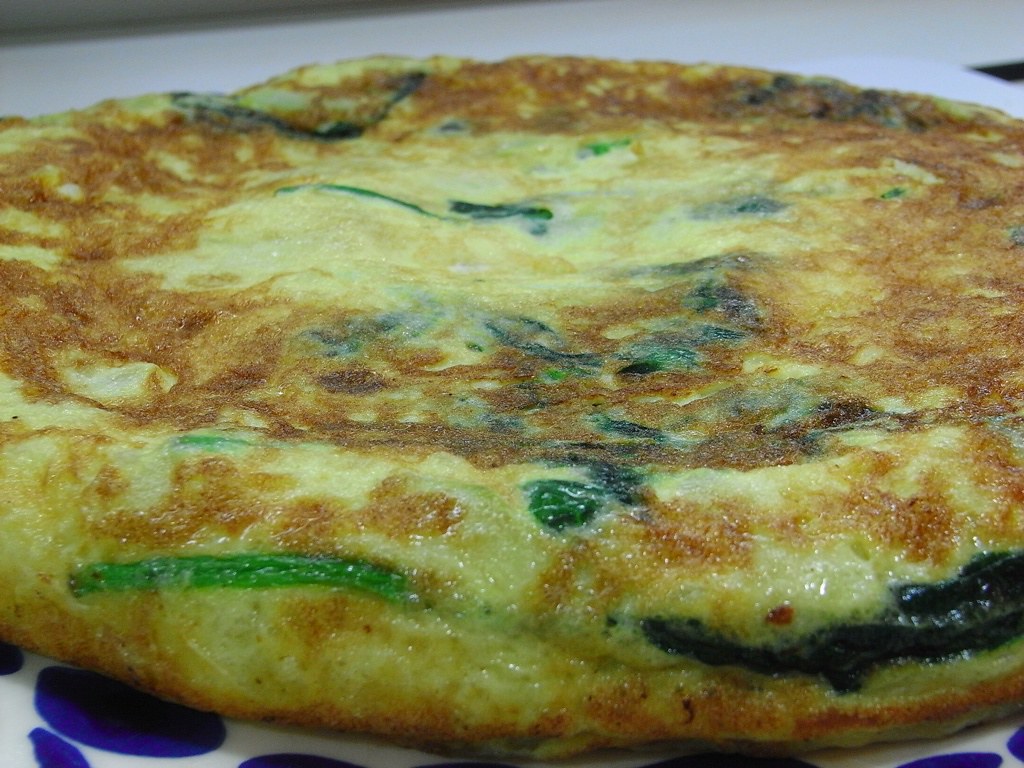 tortilla de espinacas