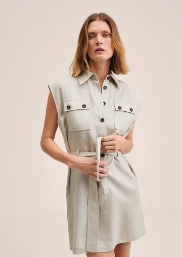 vestidos mango estampados camisero Merca2.es
