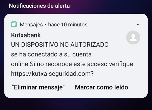Nueva alerta sobre ataques a los clientes de Kutxabank 1 Merca2.es A 2 1 Merca2.es