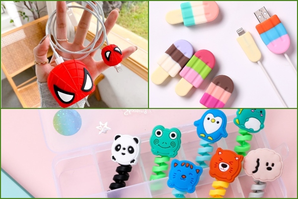 Protectores de cables muy originales de Aliexpress que cumplen las ‘3B’: buenos, bonitos y baratos