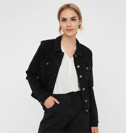 cazadora vaquera elastica vero moda el corte ingles