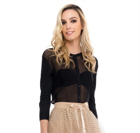 chaqueta punto transparencias tantra