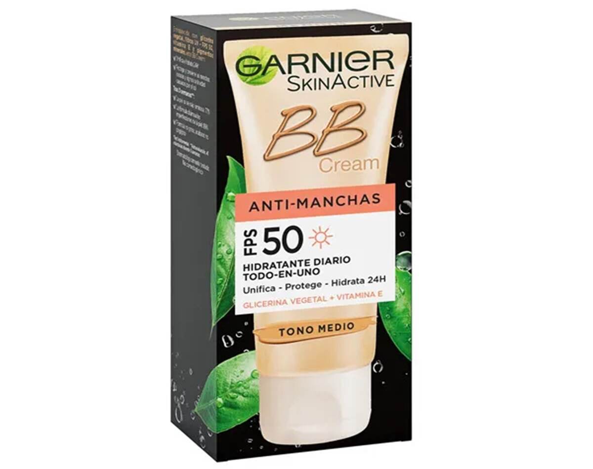 La BB Cream más vendida de Amazon es de Garnier, cuesta 8 euros, y tiene Vitamina E y SPF 50