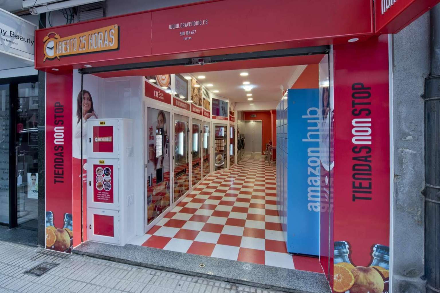 Ejemplo perfecto de los nuevos negocios del siglo XXI con Eravending, la franquicia Abierto 25 horas de máquinas vending