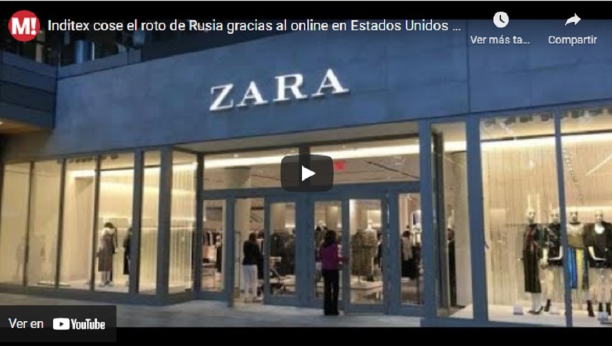 Inditex cose el roto de Rusia gracias al online en Estados Unidos