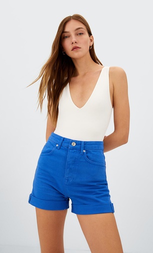 Shorts vaqueros azul