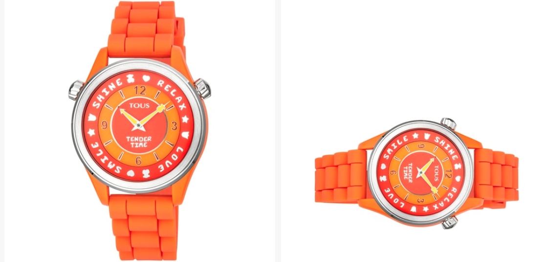Reloj naranja