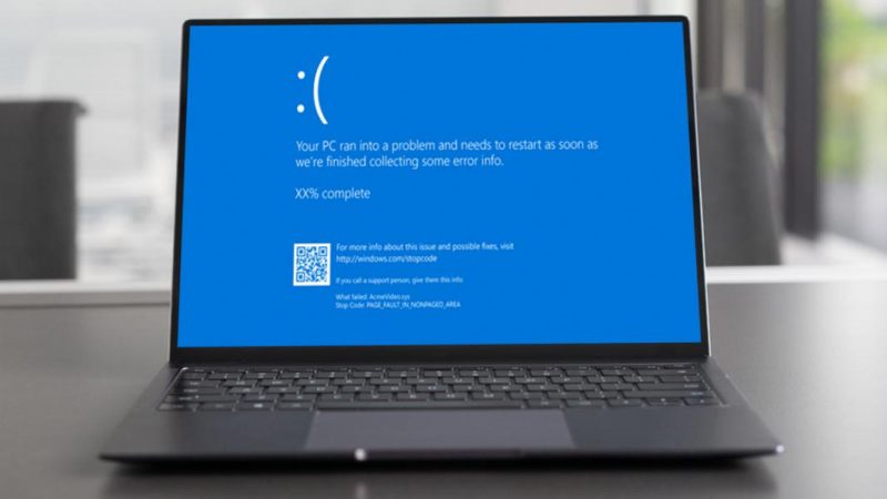 Usuarios reportan la temible pantalla azul en Windows 11