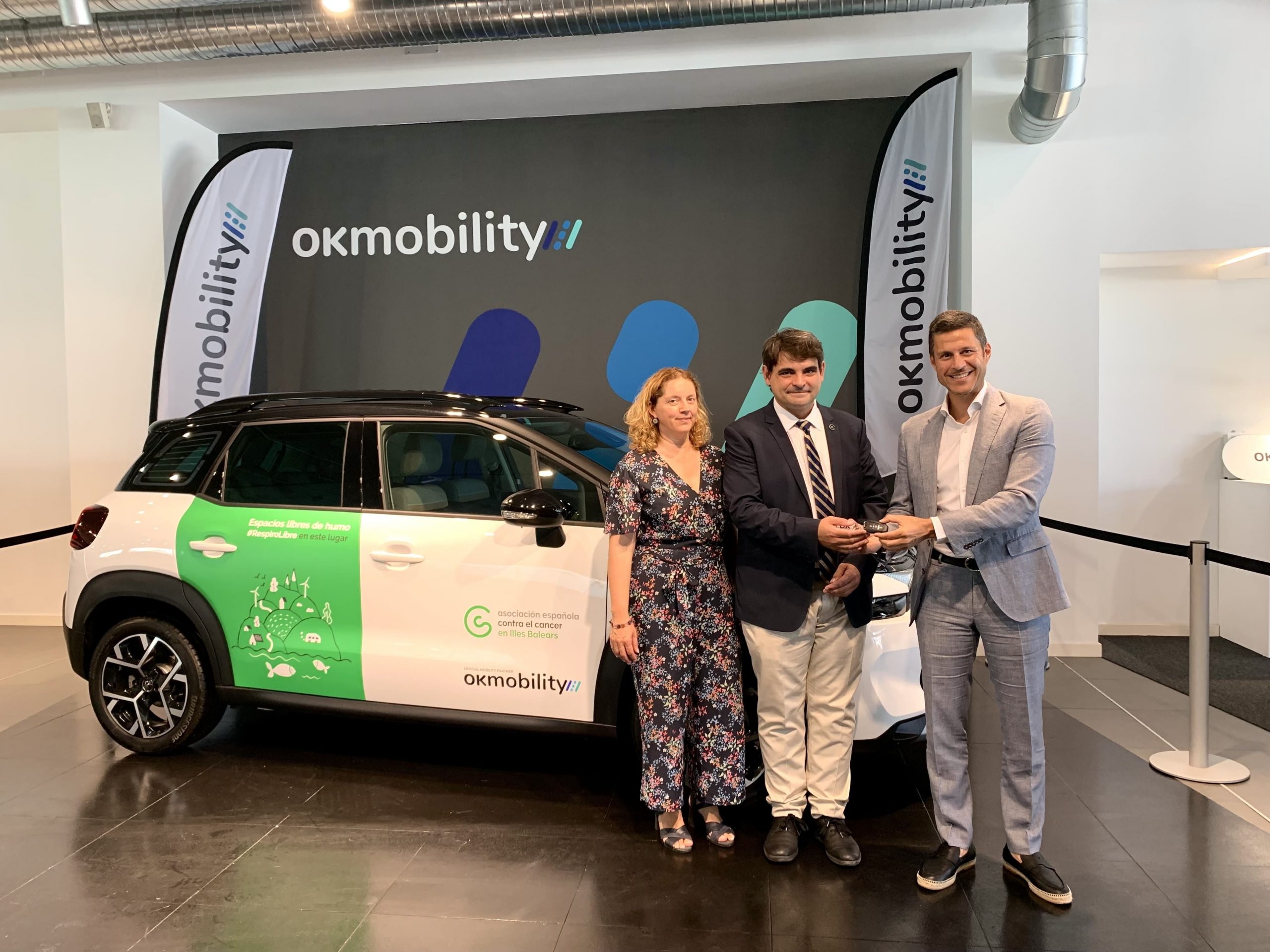OK Mobility se convierte en la primera empresa de Baleares "Activa contra el Cáncer"