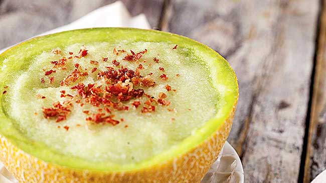 Este gazpacho de melón tiene más sabor que el tradicional