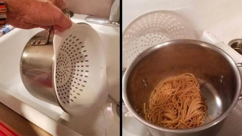 ¿Cómo colar la pasta?