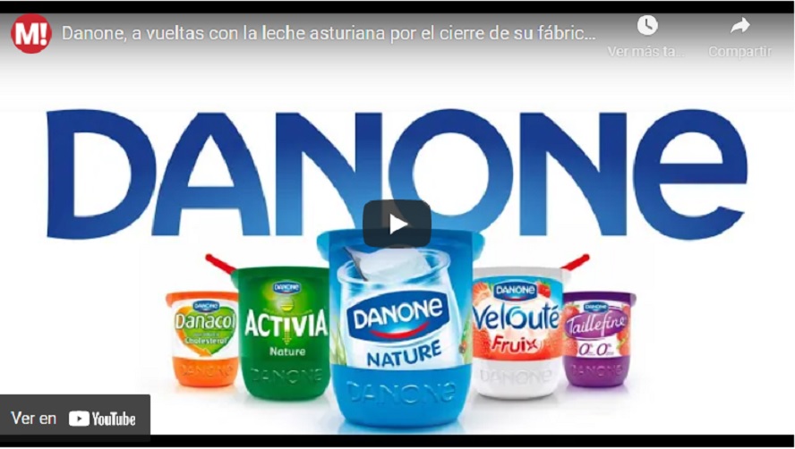 Danone, a vueltas con la leche asturiana por el cierre de su fábrica