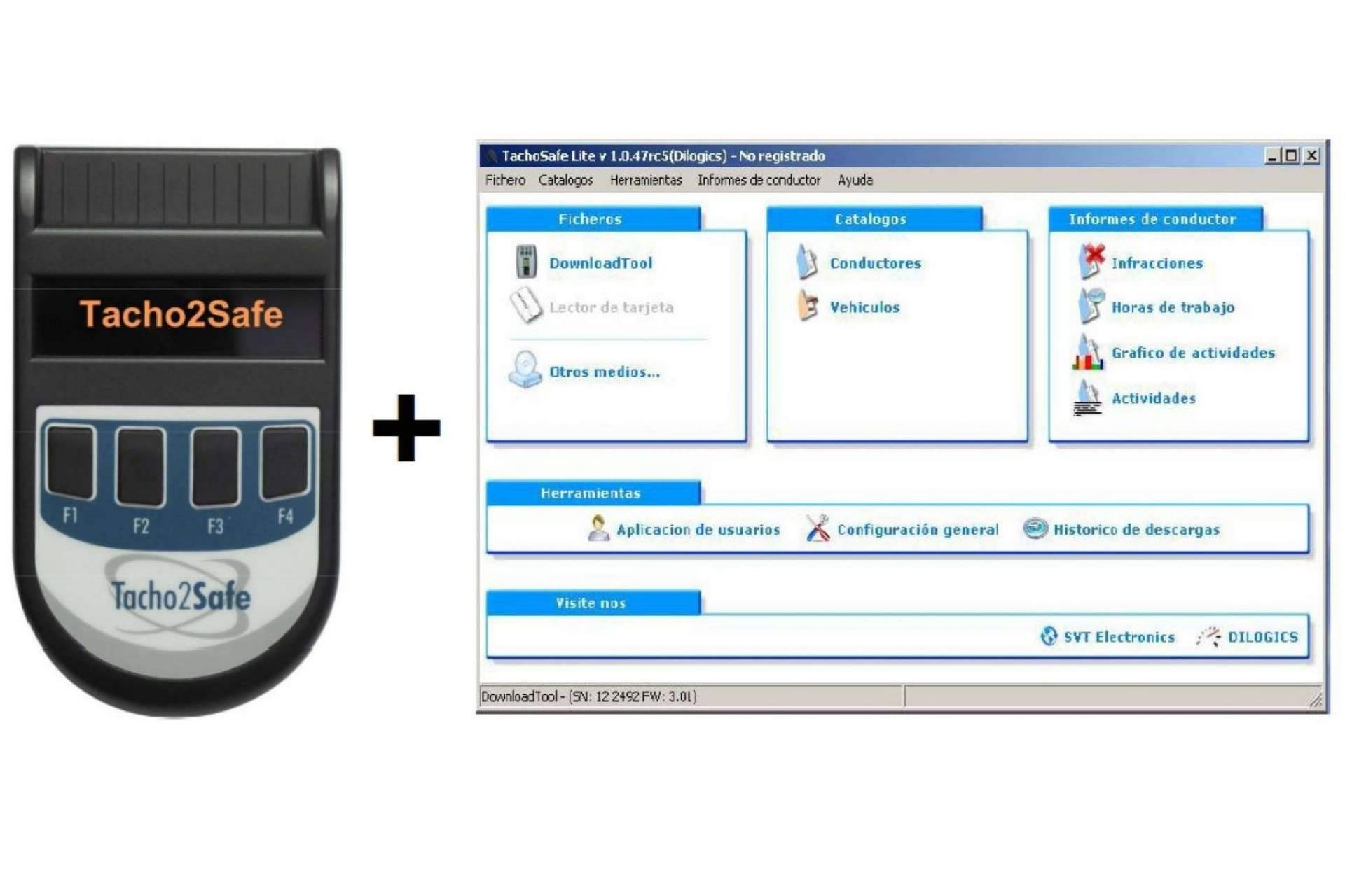 Dáhuca Soluciones ofrece un aliado de los transportistas para la descarga de los tacógrafos y tarjetas de conductores, TACHO2SAFE