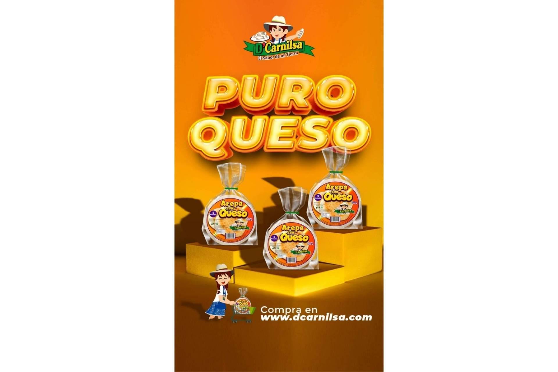 El verdadero sabor colombiano y venezolano con las arepas de D’Carnilsa
