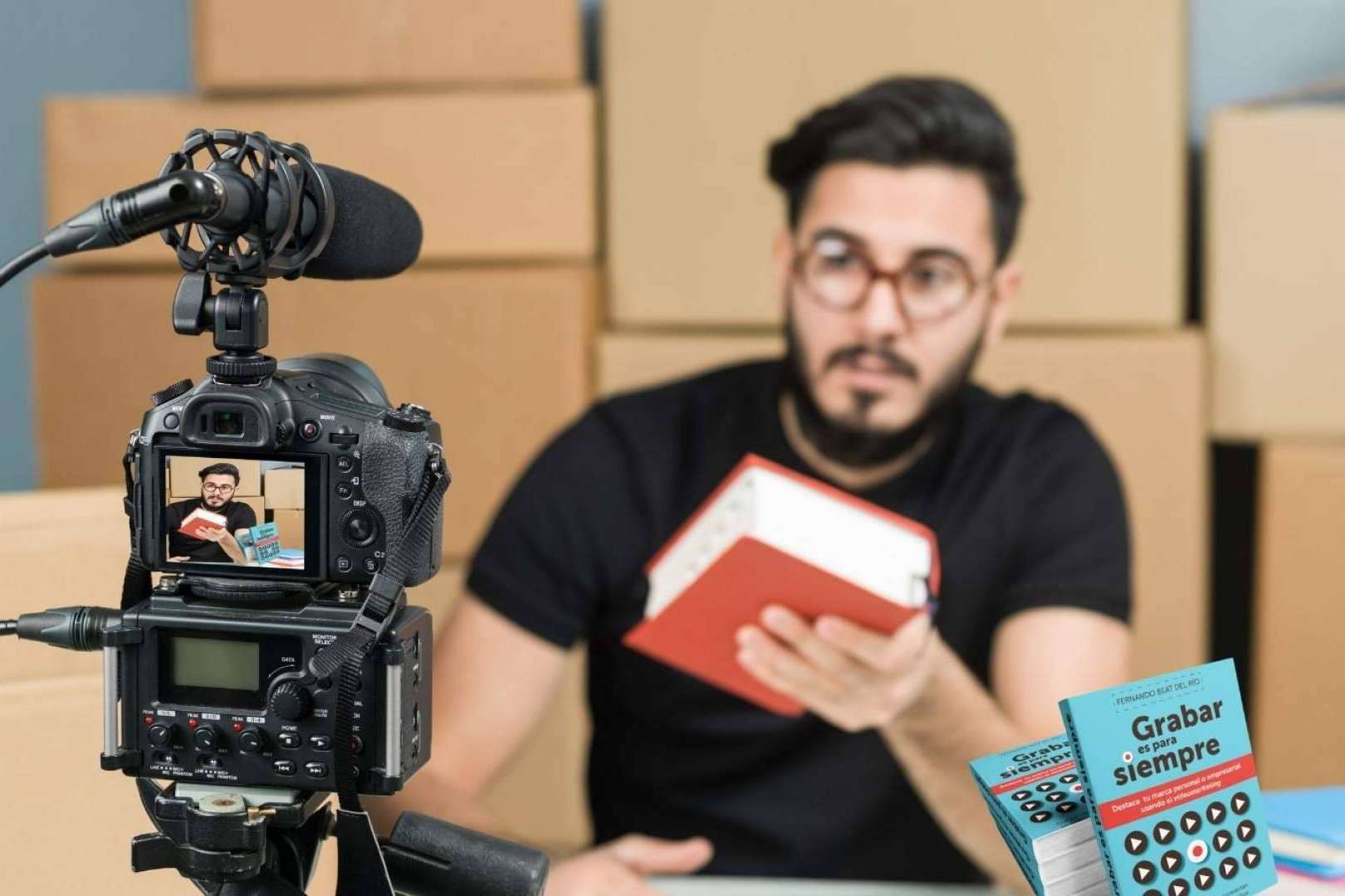 Grabar es para siempre, un libro sobre el vídeo como herramienta de comunicación y venta en los negocios