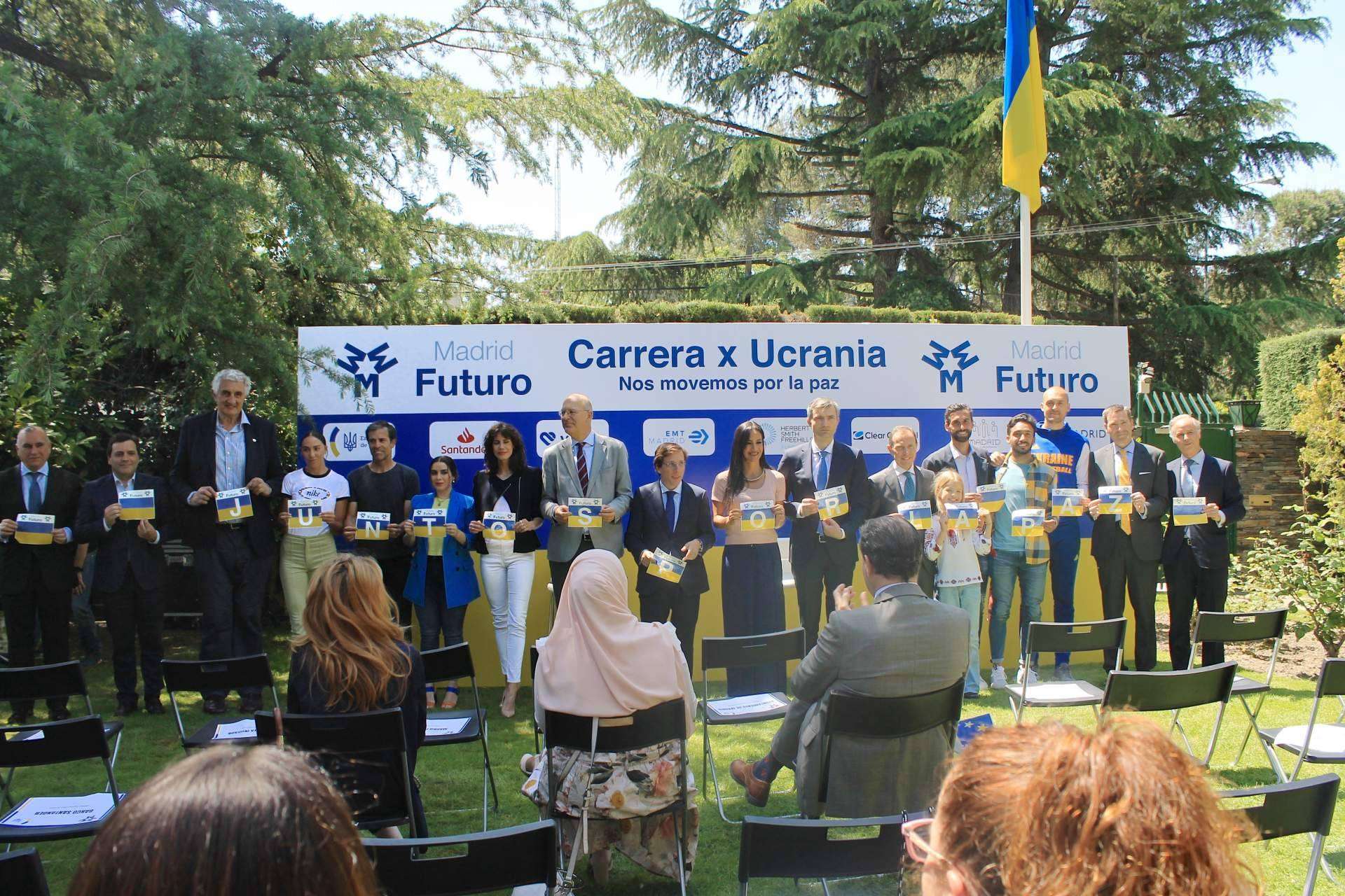 ‘Madrid Futuro x Ucrania’. Las embajadas se suman a la marcha benéﬁca de 5 km por la paz que se celebrará el 28 de mayo