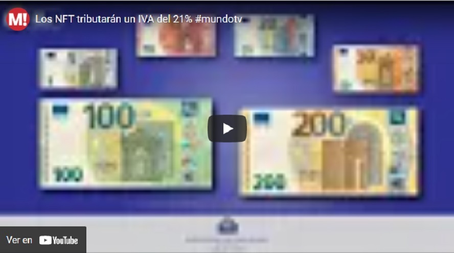 Los NFT tributarán un IVA del 21%