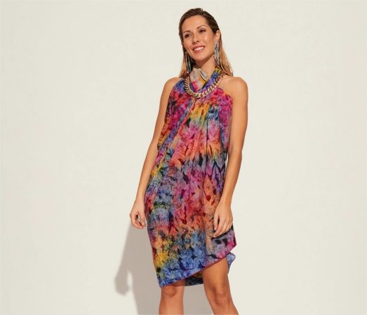 pareo estampado multicolor sunrose fashions el corte ingles