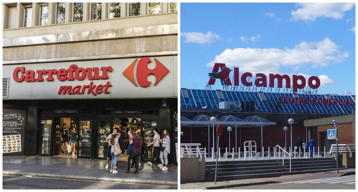 Las familias de Alcampo y Carrefour luchan por el liderato de España