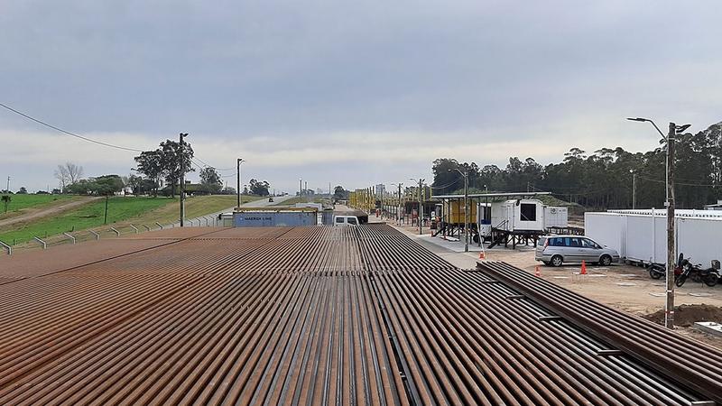 Sacyr logra 234 M€ para financiar la línea de tren que construye en Uruguay