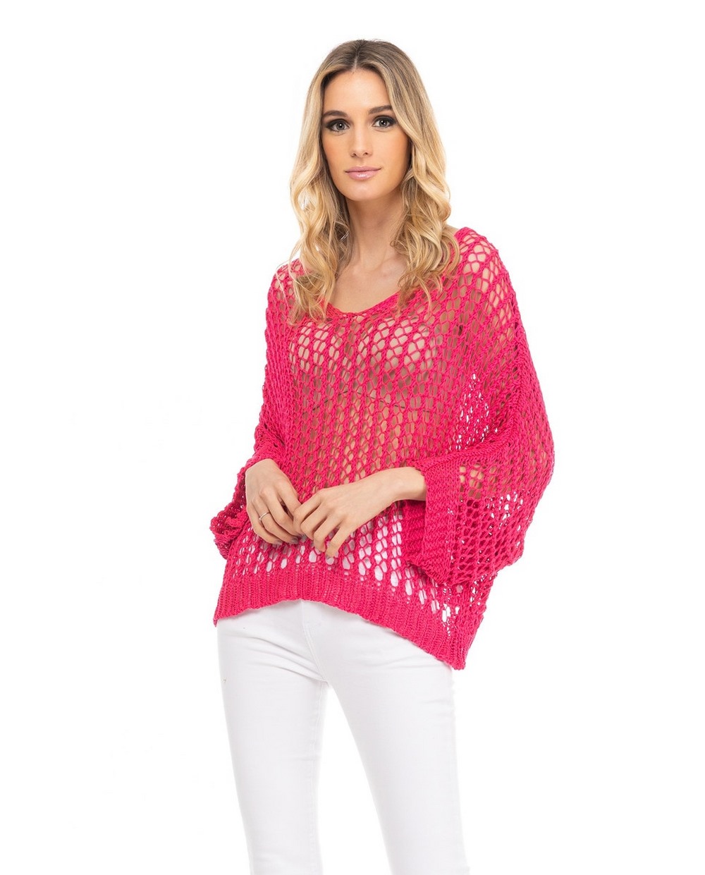 Top de mujer crochet oversize