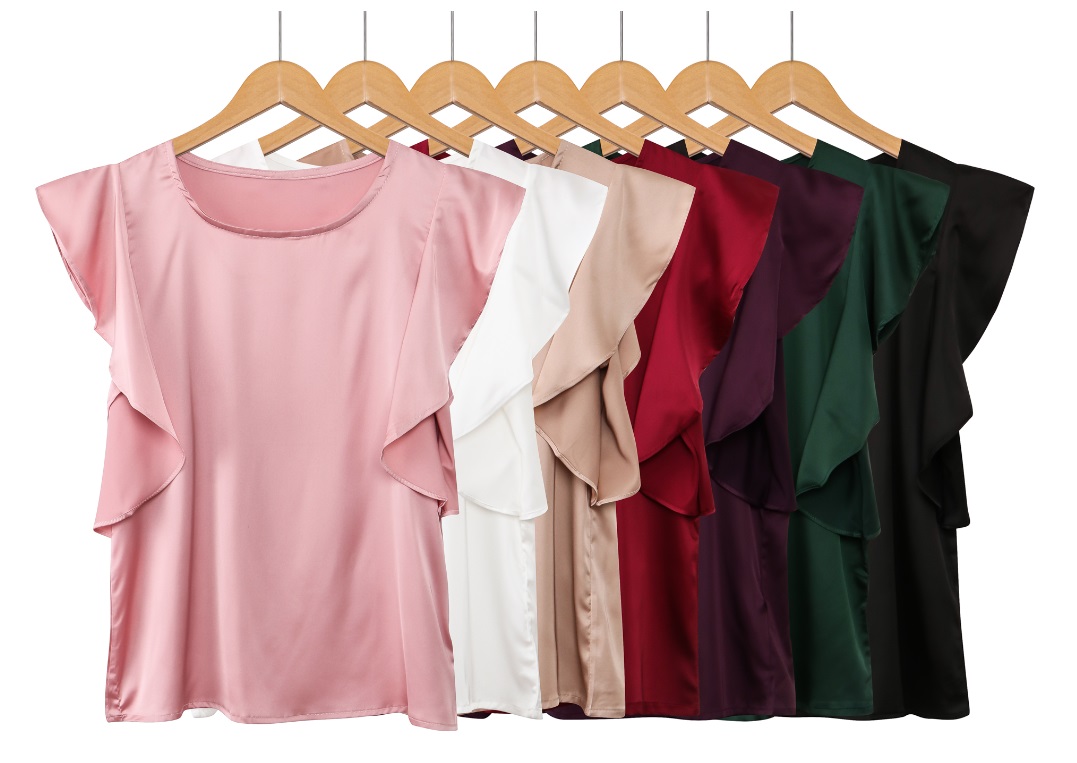 blusa de seda