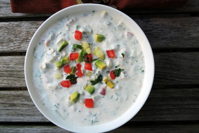 ensalada raita pepino tomate Merca2.es