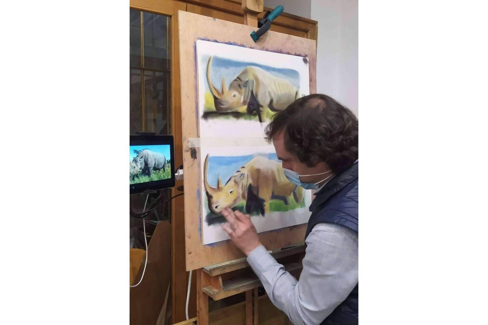 Los estudiantes se convierten en profesionales de la pintura y el dibujo en Estudio Ilógico