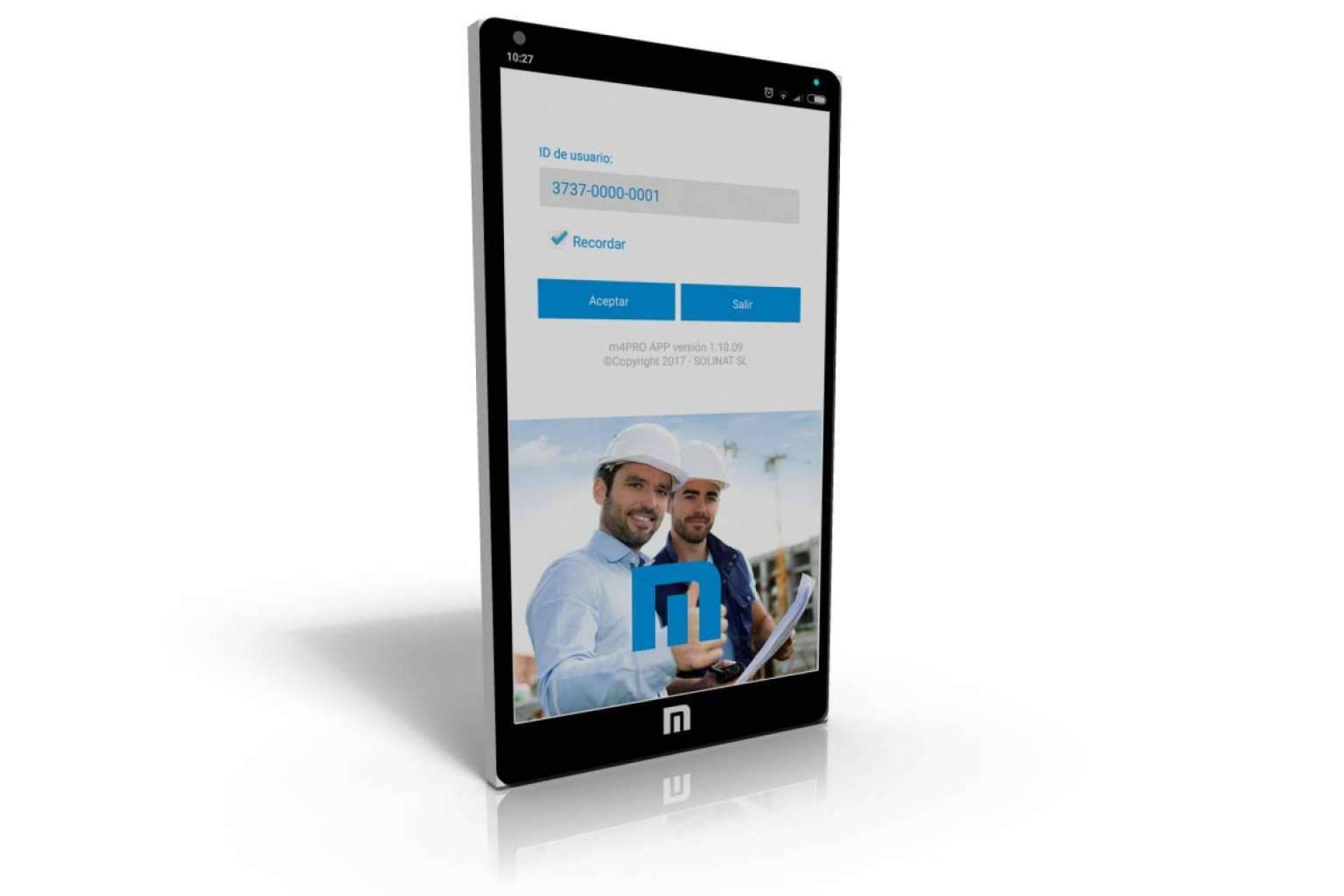 m4PRO APP Obras, control de maquinaria y personal directamente desde la obra