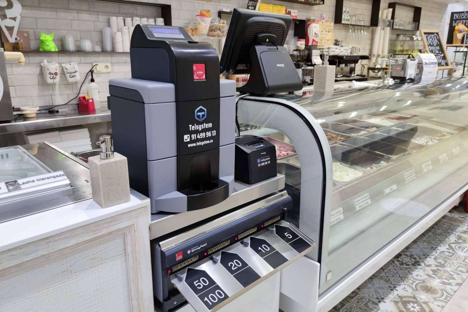 Beneficios de un cajón inteligente de cobro como CashGuard Compact, de la mano de Telsystem