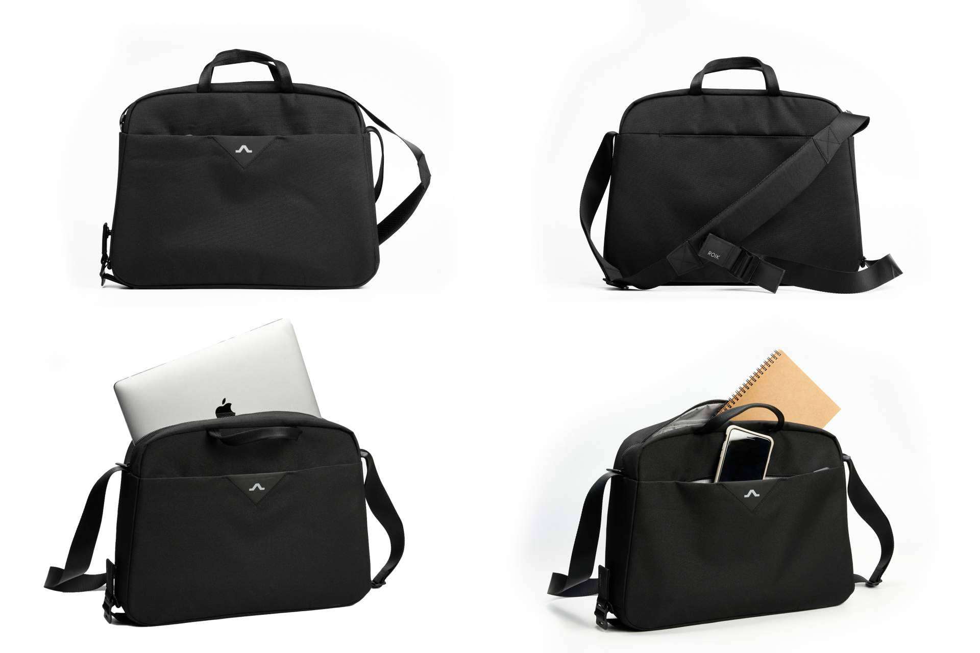 Bolsa Messenger está hecha para llevarla de lado o en la espalda, por Gauzak