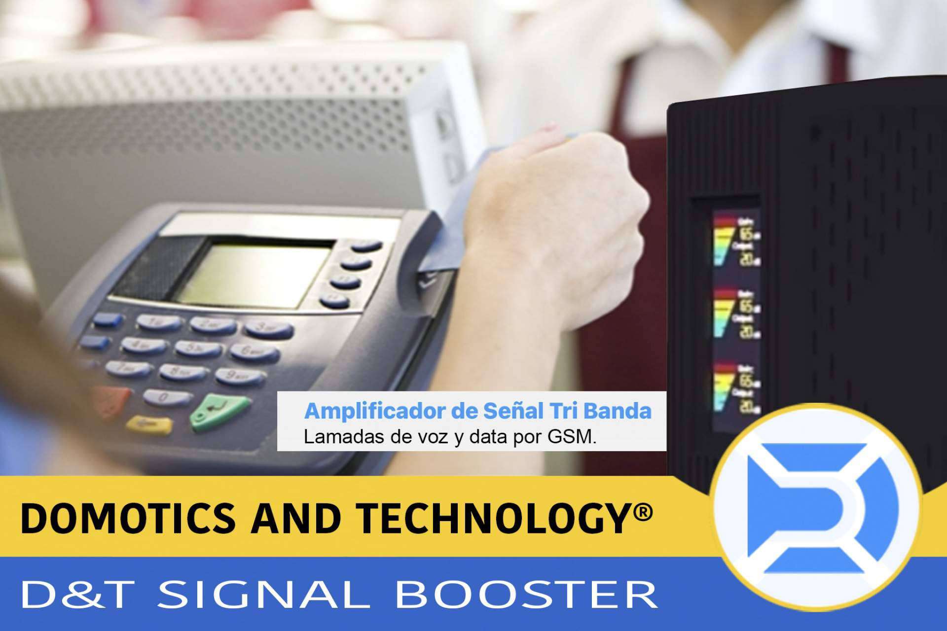 ¿Cuáles son las ventajas de adquirir un amplificador de señal D&T Signal Booster de Domotics and Technology para los hogares y empresas?