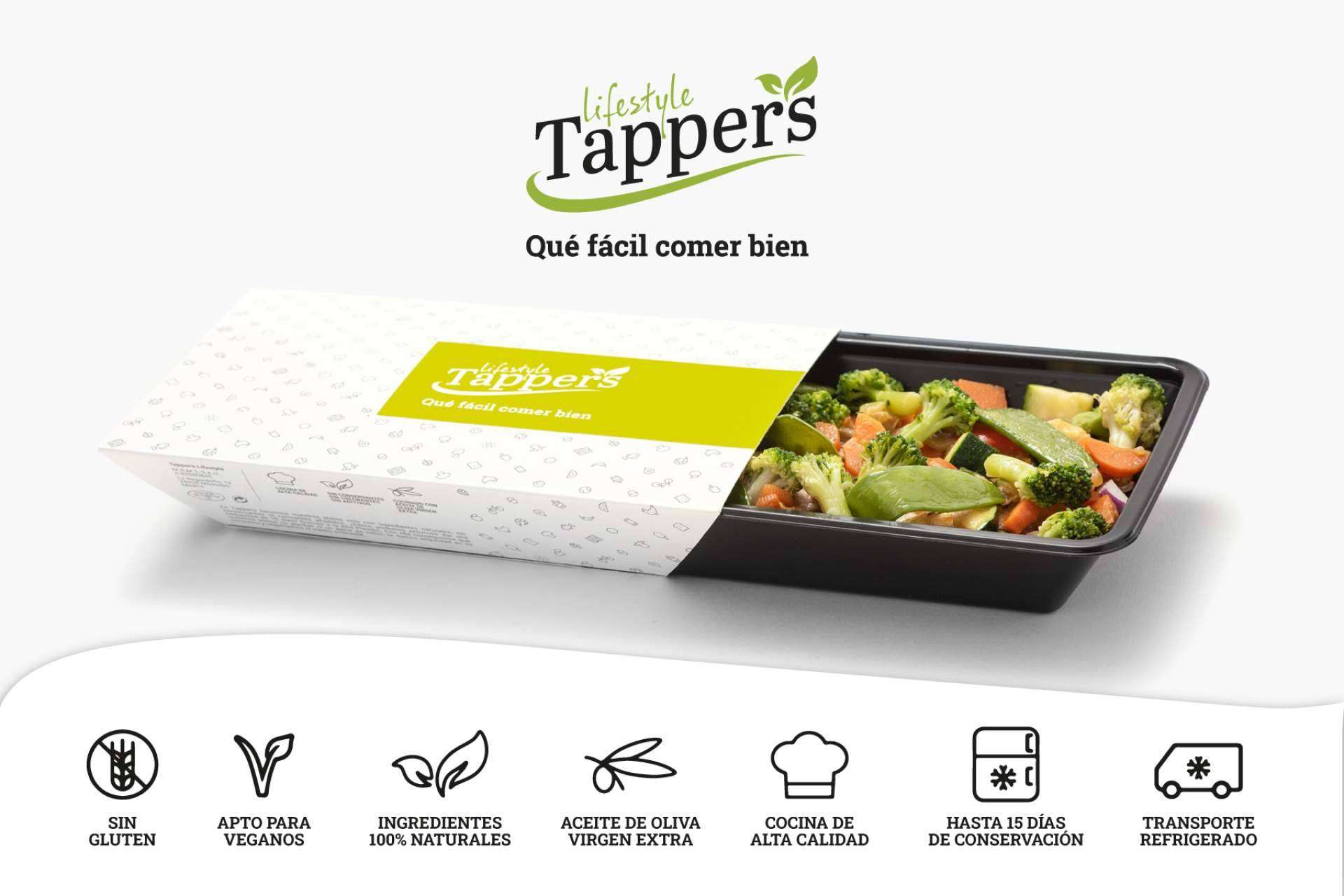 Menús a domicilio para veganos y vegetarianos de la mano de Tappers Lifestyle